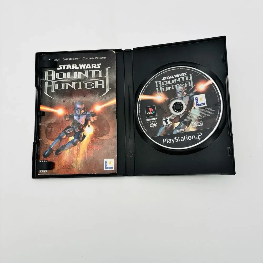 Star Wars Bounty Hunter - PlayStation 2 PS2 Game CIB - Tested Works Complete VG
